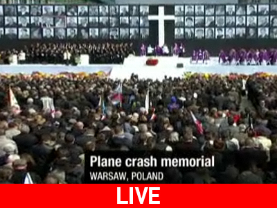 Επιμνημόσυνη τελετή για τα θύματα της πολωνικής τραγωδίας