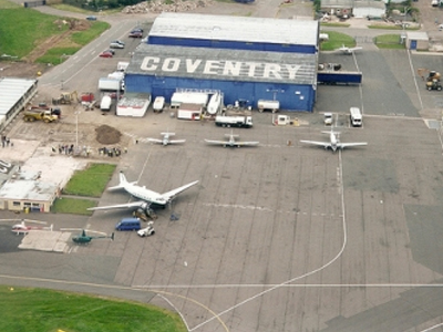 Κλείνει το αεροδρόμιο του Κόβεντρι