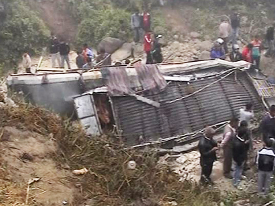 Πολύνεκρο δυστύχημα με λεωφορείο στο Νεπάλ