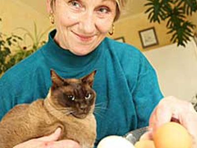 Συνταγή για πρωινό: Κλέβει δύο αυγά ο γάτος…