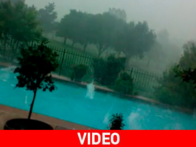 Χαλάζι σε μέγεθος… μπάλας μπιλιάρδου