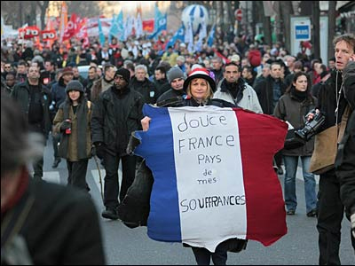 Στους δρόμους και οι Γάλλοι για τις μεταρρυθμίσεις στο Ασφαλιστικό