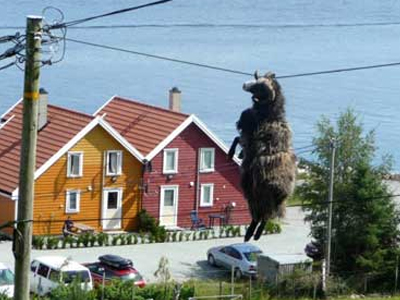 Πώς κρεμάστηκε το πρόβατο στα καλώδια;