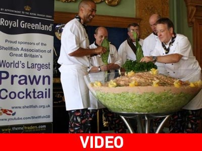 Το μεγαλύτερο… κοκτέιλ γαρίδας στον κόσμο