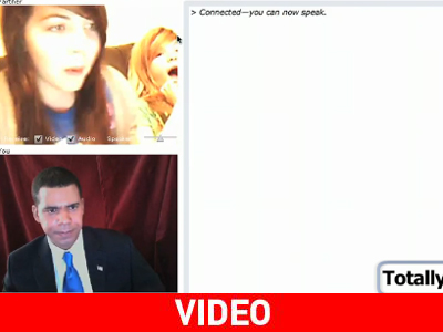 Ο «Barack Obama» στο Chatroulette