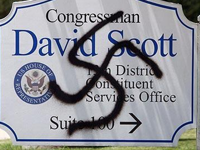 Σβάστικα στα γραφεία μέλους του Κογκρέσου