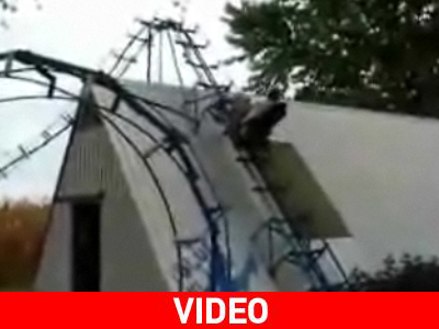 Τρενάκι λούνα-παρκ… στην αυλή του σπιτιού