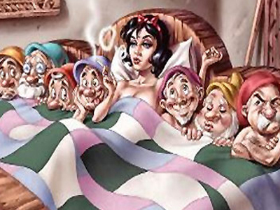 Η Χιονάτη και οι επτά νάνοι… στο κρεβάτι
