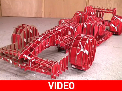 Μονοθέσιο της F1 από… κουτιά παπουτσιών Μονοθέσιο της F1 από… κουτιά παπουτσιών