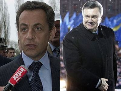 Συγχαρητήρια Σαρκοζί σε Γιανουκόβιτς