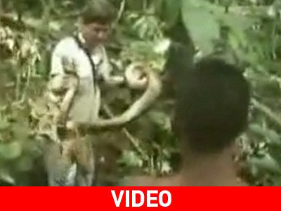 Τσάντισες ένα ανακόντα; Μέγα λάθος…