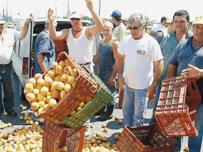 Σε αναβρασμό οι ροδακινοπαραγωγοί