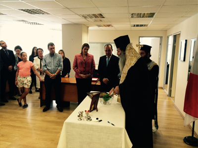 Αγιασμός στην Πρεσβεία του Παναμά από τον Πειραιώς Σεραφείμ