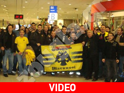Πανηγυρική επιστροφή της ΑΕΚ στο Ελ.Βενιζέλος
