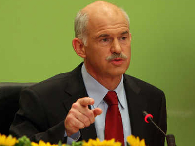 Ο Γ. Παπανδρέου στην Κρήτη