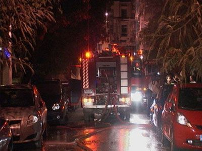 Φωτιά σε πυλωτή πολυκατοικίας στα Κ. Πατήσια