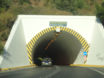 Κυκλοφοριακές ρυθμίσεις στην σήραγγα Βραχασίου