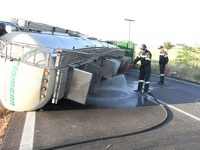 Ντεραπάρισε βυτιοφόρο στην Εύβοια