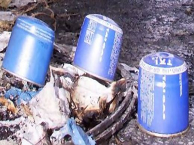 Συνεχίζονται οι επιθέσεις με τα γκαζάκια στα Τρίκαλα