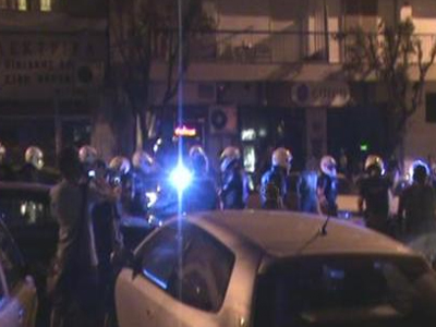 Ένταση στο κέντρο της Θεσσαλονίκης