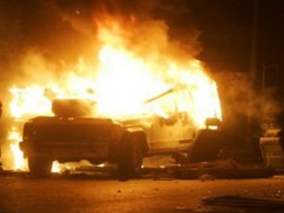 Φωτιά σε καρότσα αγροτικού οχήματος στο Μεταξουργείο