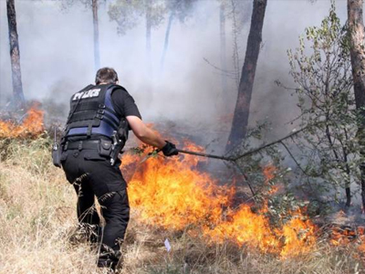 Φωτιά σε δασική έκταση στα Γρεβενά