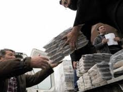 Δωρεάν διανομή τροφίμων στην ανατολική Μάνη