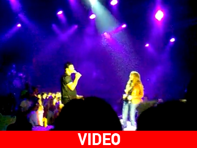 Σ. Ρουβάς- Α. Βίσση συνάντηση επί σκηνής