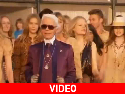 Η εντυπωσιακή επίδειξη του Karl Lagerfeld