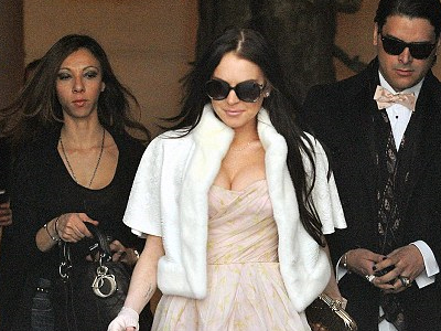 Η Lindsay Lohan στην επίδειξη μόδας του Dior στο Παρίσι