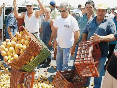 Σε κινητοποιήσεις προχωρούν οι ροδακινοπαραγωγοί
