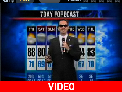 «Ραπάρει» λέγοντας το δελτίο καιρού!