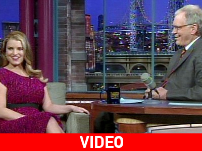 Η Jessica Simpson συνάντησε τον David Letterman