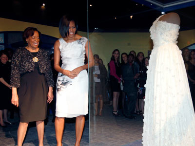 Η Michelle Obama στο Εθνικό Μουσείο