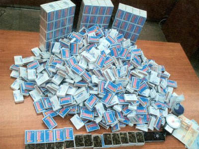 Το σπιρτόκουτο περιείχε κάνναβη