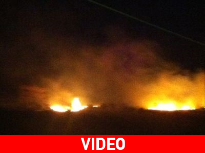 Πυρκαγιά στο χωριό Οριό της Εύβοιας