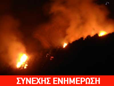 Πυρκαγιά στο Οροπέδιο Λασιθίου