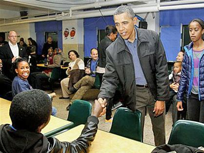 Η οικογένεια Ομπάμα τίμησε τον Μάρτιν Λούθερ Κίνγκ