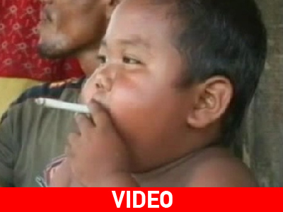 Ο μικρότερος καπνιστής στον κόσμο