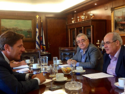 Συνάντηση Υπ. Ναυτιλίας με Δήμαρχο Πειραιά