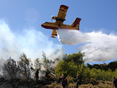 Υπό πλήρη έλεγχο η πυρκαγιά στη Θάσο