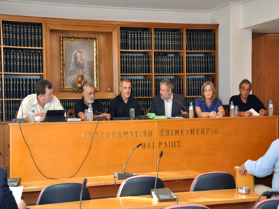 Στο Επιμελητήριο Πειραιά ο Γ. Μώραλης