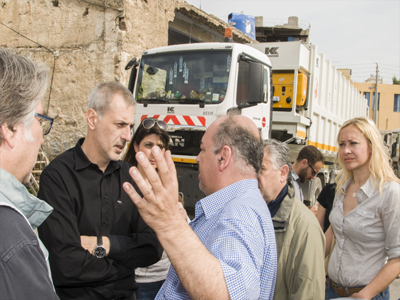 Με εργαζόμενους στη καθαριότητα συναντήθηκε ο Γ. Μώραλης