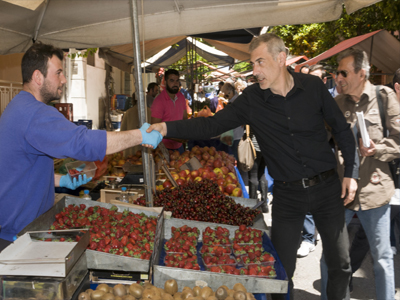 Στην Ευαγγελίστρια ο Γ. Μώραλης