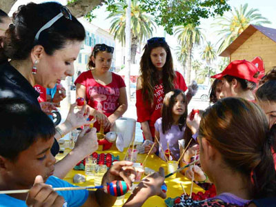 Αβγά έβαψαν μαθητές από το Ναύπλιο