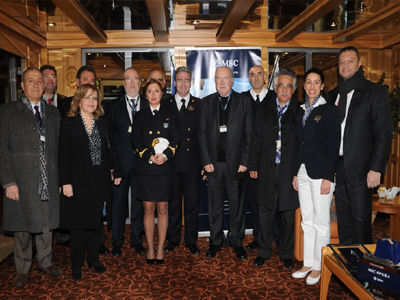 Υποδοχή στο πρώτο κρουαζιερόπλοιο από τον ΟΛΠ