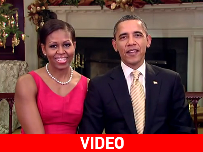 Το Χριστουγεννιάτικο μήνυμα της οικογένειας Ομπάμα