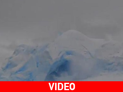 Κατάρρευση παγόβουνου on camera!