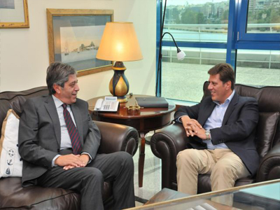 Συνάντηση Βαρβιτσιώτη με τον Πρέσβη της Παλαιστίνης