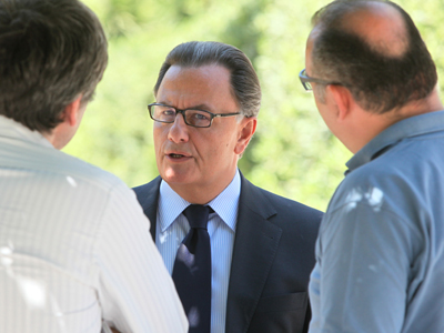 Επίσκεψη του υπουργού Εθνικής Άμυνας στην κορβέτα «Lahav»